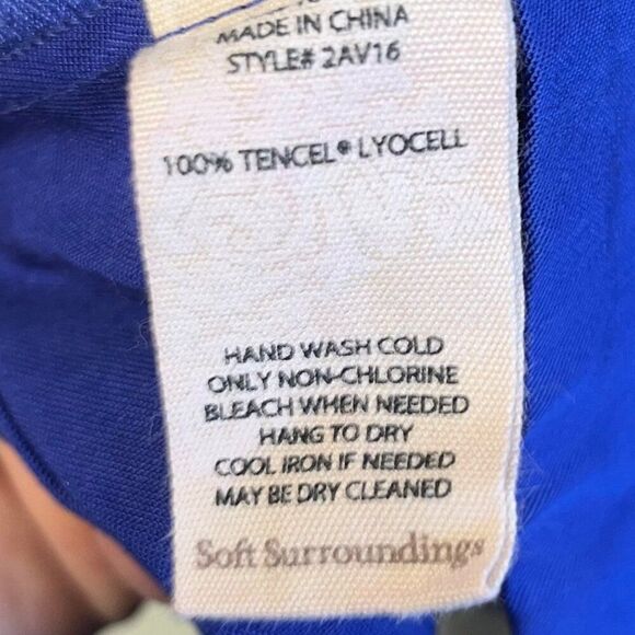 Womens Soft Surroundings Allora Button Front Tunic Blouse Size Large - Picture 6 of 9